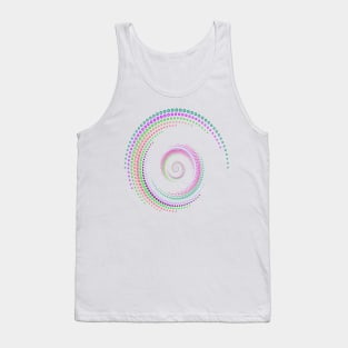 Vortex Dots of Inspiration, Colorful Happy Inspirational Design Cute Vacation Beach Wear & Gifts Tank Top